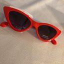 Icing Vintage Triangle Red Cat Eye Sunglasses - Brand new with Tags! Photo 1