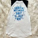 American Apparel ⭐️ National Art Honors Society NAHS Earth Art Custom V Cut Tank Top Tee Photo 0