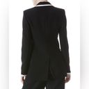 Alice + Olivia  Breann Contrast Trim Blazer, Black with White edges,Size 2,$550 Photo 2