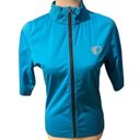 Pearl Izumi  Womens Atheletic Tops Full Zip Half  Sleeve Turquoise Medium-BNWOT Photo 7