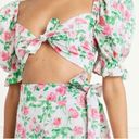 Hill House NWT  Isabella Cropped Top in Pink Roses S Photo 10