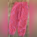 Nike  Sportswear Woven Women’s Track Pants Joggers Pink and Orange Medium Photo 3