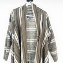 Scotch & Soda Maison  Womens Wool Blend Knit Poncho Cardigan Sweater Size S/M Photo 3