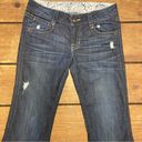 Seven7 Y2K Tag Cropped Jeans Size 27 Dark Wash Boot Cut Photo 3