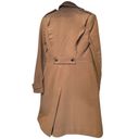 BCBGMAXAZRIA  Women’s Fayette Ruffle Dress Trench Coat Size M Photo 8