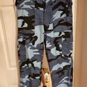 Blue Camo Cargo Pants Size 32 Photo 1