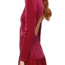 Yumi Kim  Shannon Pink Fuschia Velvet Long Sleeve Mini Dress Size Medium Photo 10