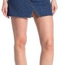 Madewell Women’s Rigid Denim A-Line Mini Skirt Cutout Edition 100% Cotton 26 Photo 0