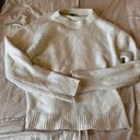 American Eagle Cream Crew Neck Sweater Photo 0