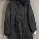 Jessica Simpson M black faux fur hooded coat Photo 0