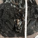 Spirit  Halloween Faux Leather Lace 1-Piece Bodysuit Women 1X Black 18-20 Corset Photo 5