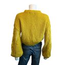 Urban Outfitters  Mustard Yellow Cable Knit Sweater Size S Photo 2