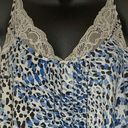 Oscar de la Renta  Pink Label Leopard Chemise Nightgown Size Small Photo 7