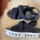 DKNY  Clare Open Toe wide strap chunky Platform Sandals Women's Size 9.5 Photo 1