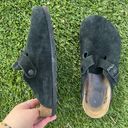 Birkenstock  Boston Clog Mules Suede Soft Footbed Photo 3