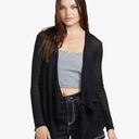 Volcom  women's black knit cardigan Photo 0