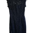 Sans Souci  Black Lace Sleeveless Dress Size XSmall Photo 5