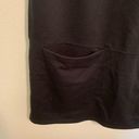 Abercrombie & Fitch  Short Sleeve Ponte Shift Dress Black Photo 5