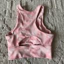 Anthropologie All Fenix  Blush Tie Dye Crop Top Sports Bra size XS Photo 4