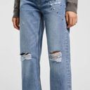 ZARA Ripped Jeans with Pearl Detailing Photo 0