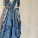 Free People  We The Free Denim Bib Cuffed Cottagecore Shortall/ Overalls Size XS Photo 11