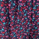 st. john's bay  Black Multicolor Floral Short Sleeve Dressy Blouse Women Sz 2X Photo 3