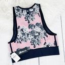 Ultracor  The Asltitude Silk Posey Print Crop Top Support Sport Bra XS NEW Photo 2