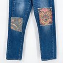 Pilcro  Tapestry Patchwork Slim Boyfriend Jeans Size 29 Photo 3