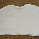 Aerie Cropped White T Shirt Photo 2