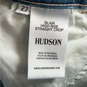 Hudson Jeans Hudson Blair High Rise Rolled Cuff Straight Crop Light Wash Jeans | Blue | 27 Photo 10