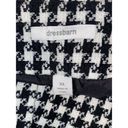 Dress Barn Women's  Black & White Houndstooth Swing Button Blazer Jacket Size XL Photo 9