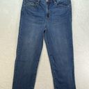 Seven 7 Jeans Womens 10 Tower Straight Crop Blue Jeans Dark Wash Photo 0