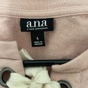 a.n.a Pink tie front sweater Photo 3