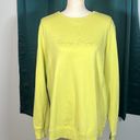 Tommy Hilfiger  Women's Lime Green Sweater ~~Sparkle Logo~~ Photo 0