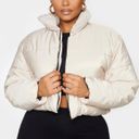 Pretty Little Thing  Stone Cropped Puffer Jacket Photo 0