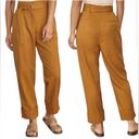 Elizabeth and James  Women’s Paperbag Waist Pleated Camel Color Cuffed Pants Size 4 Photo 1