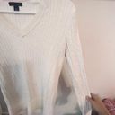 Tommy Hilfiger WILL NOT TAKE LESS Preppy Tommy Hilfigure Minimalist White Sweater Photo 4