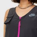 Nike Women’s Sportswear Icon Clash Romper Black Pink Zipper / Size S Photo 1