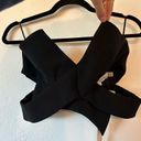 Keepsake NEW  Black Holding Back Strapless Asymmetrical Bodice Bustier L Photo 0