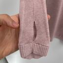 Lululemon  Be Fearless Knit Long Sleeve Sweater Thumb Holes Pink Womens Size 2 Photo 3