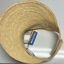 Krass&co San Diego Hat  The Vacay Women's SPF Adjustable Wheat Visor Photo 3