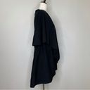 ee:some NWT  Women’s Size S/M Black Waterfall Open Front Cardigan Photo 4