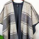 IKE‎ BEHAR Reversible Fleece Poncho Wrap On OS Size undefined Photo 4