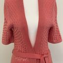 Croft & Barrow Short sleeve Knit Melon Cardigan Photo 1