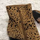 Gibson Latimer Gibson & Latimer Cow Leather Heel ankle boots animal print Cheetah tan size 8 Photo 3