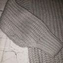 belle du jour Nwt  Size Medium Women's Grey Cable Knit Chunky Sweater Photo 2