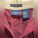 Bill Blass Bill Bass Burgundy Denim Capris Wide Leg High Rise Size 10 NWT Photo 2