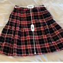 Ny Collection Vintage  Women's Plaid Migi‎ Skirt Black Size Petite Medium EUC Photo 1