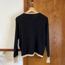 Dress Barn VINTAGE  | 80's Black + Gold Beaded Button Down Cardigan Sweater Sz M Photo 6