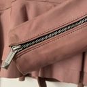 BCBGMAXAZRIA BCBG Blush colored leather jacket Photo 5